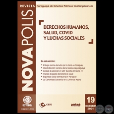 DERECHOS HUMANOS, SALUD, COVID Y LUCHAS SOCIALES - Nº 19 DICIEMBRE 2021 - Director: MARCELLO LACHI